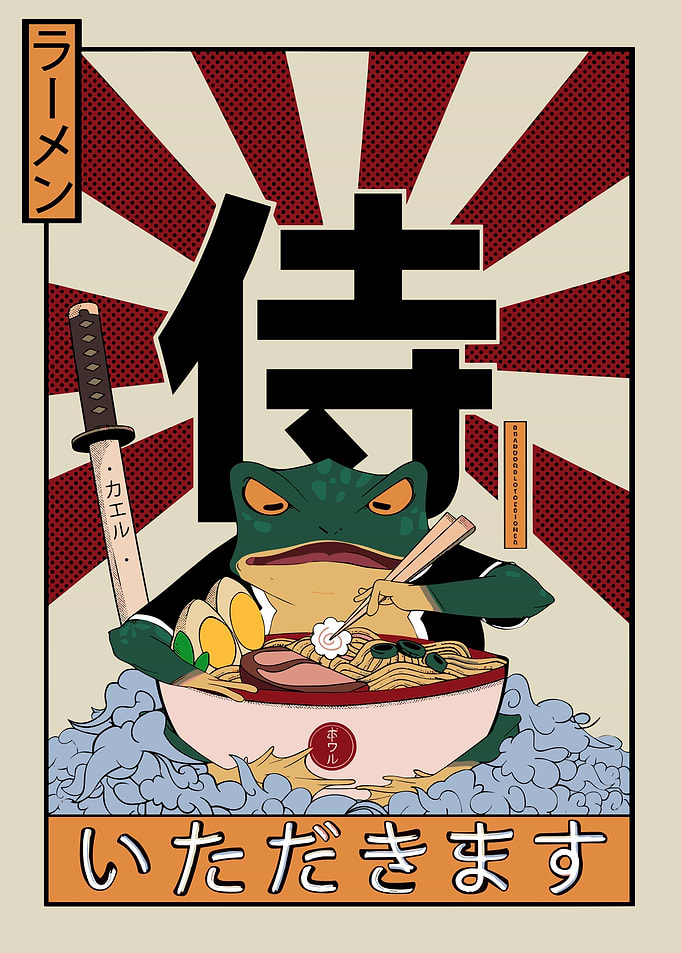 Samurai Kaeru Ramen Time