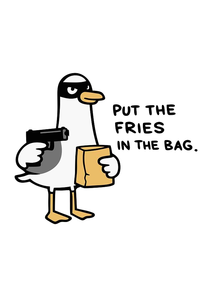 Put The Fries In The Bag Seagull