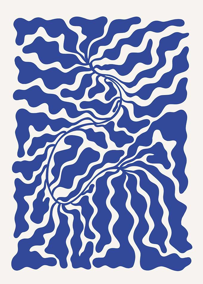 MATISSE | Floral en bleu CTripty