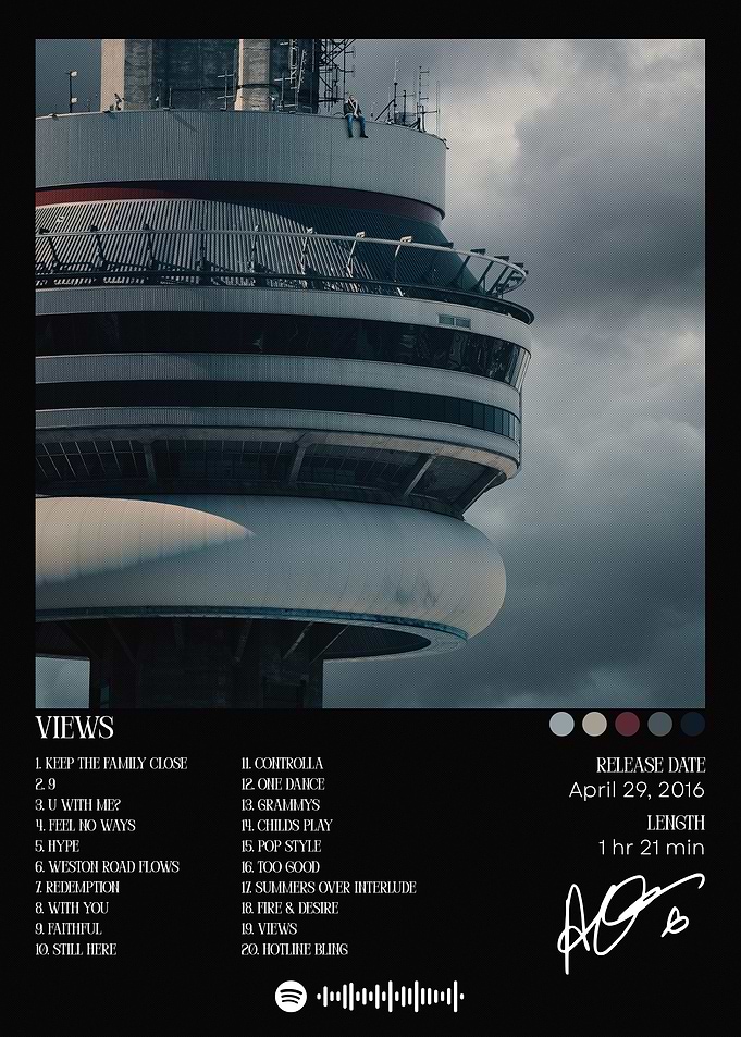 Drake Views Album Cover Art