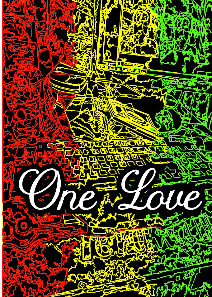 One Love Rasta Art