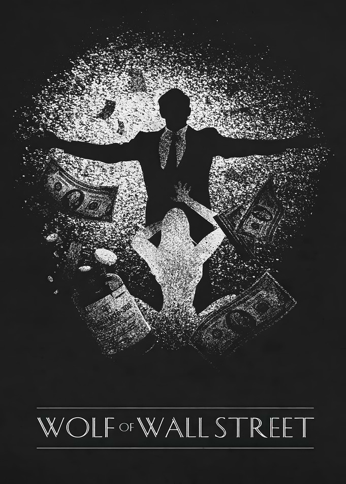 The Wolf of Wall Street Poster Art