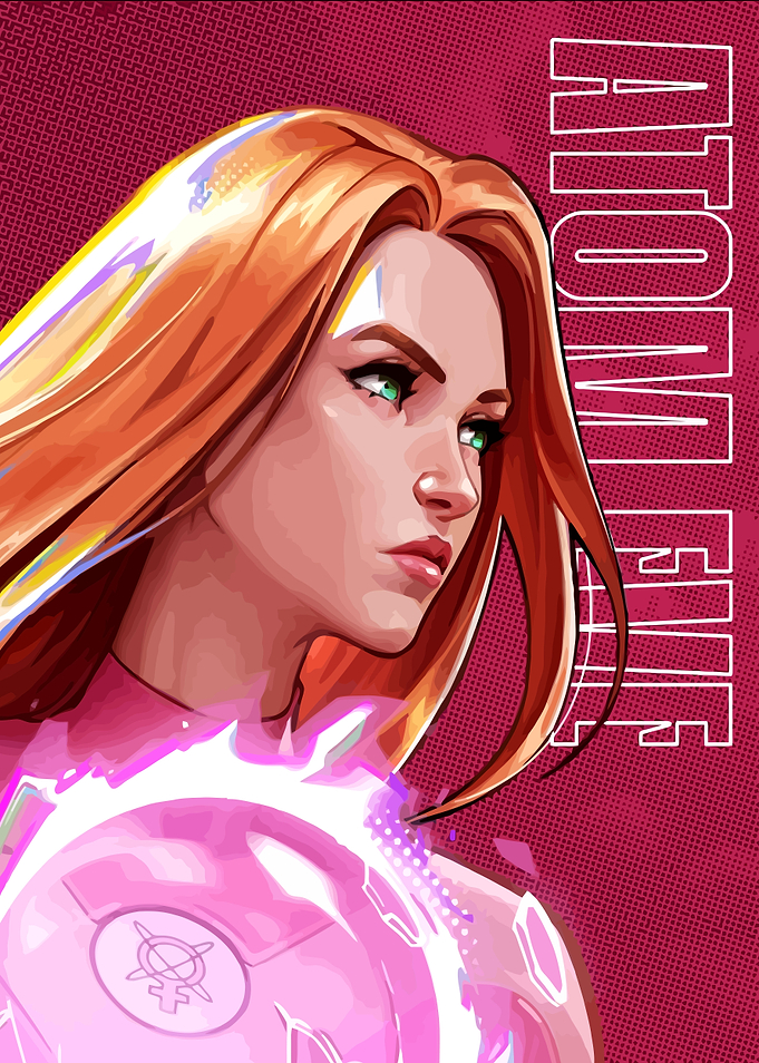 Atom Eve Fanart Portrait