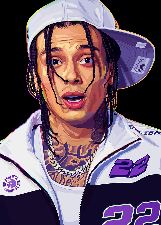 Central Cee Digital Portrait