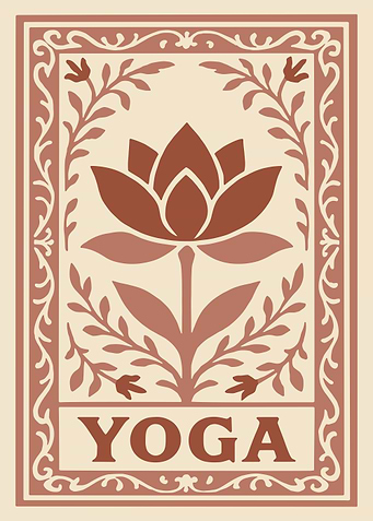 Yoga Lotus Flower Illustration