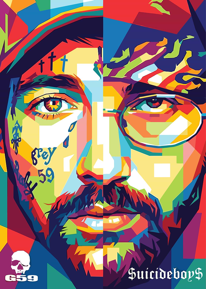 Suicideboys Portrait Pop Art