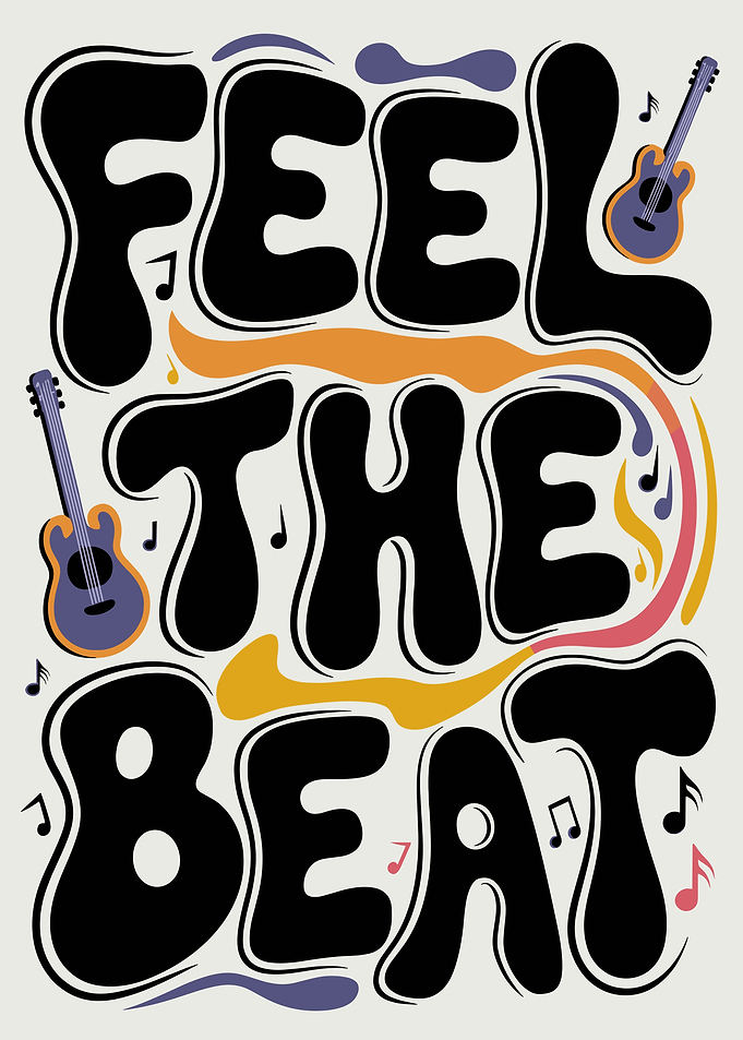 Feel the Beat Music Graphic