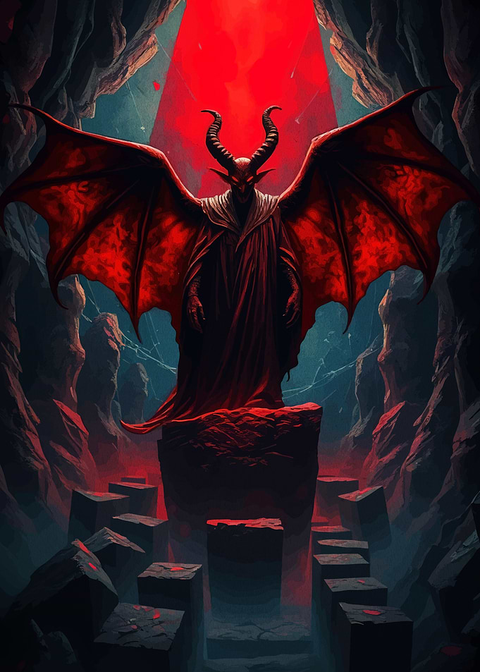Red Devil in a Cave