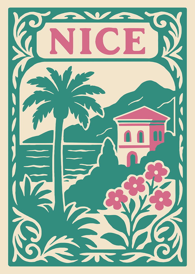 Nice travel poster