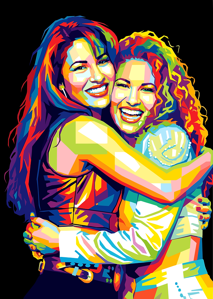 Selena Quintanilla Perez Pop Art Portrait