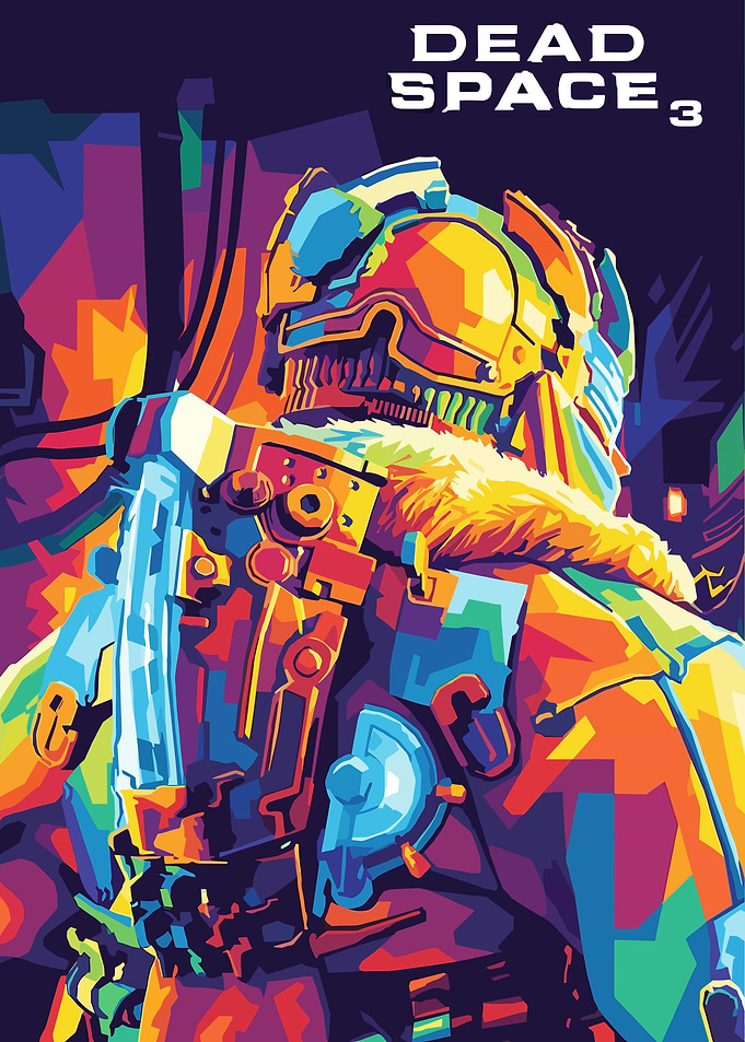Dead Space 3 Pop Art Illustration