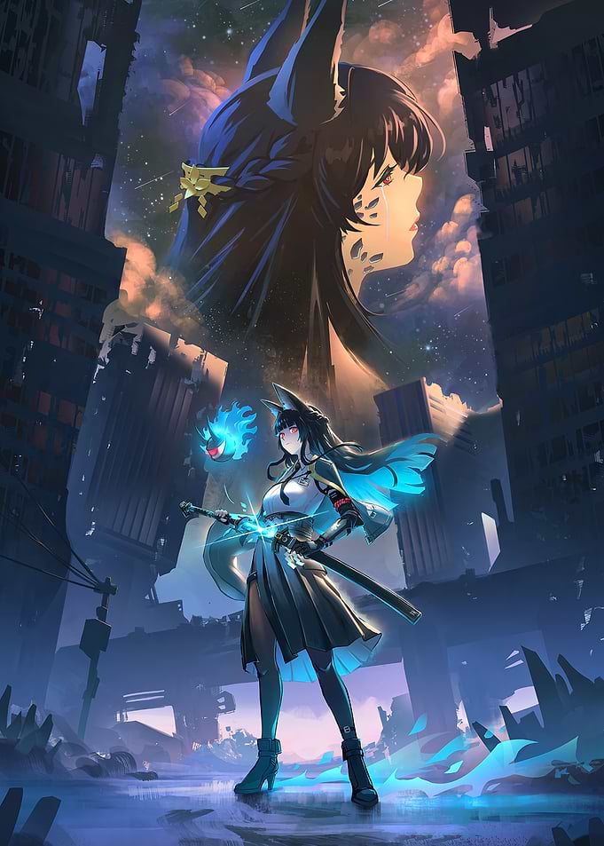 Girl with Sword