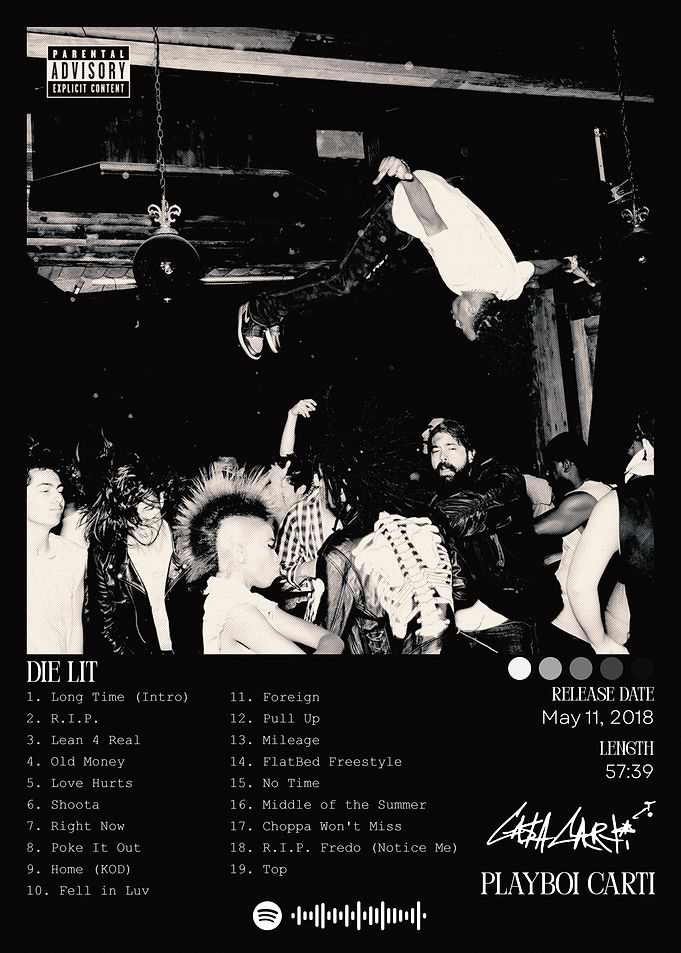 Playboi Carti - Die Lit Album Cover