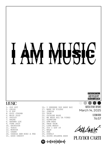 Playboi Carti - I AM MUSIC Album