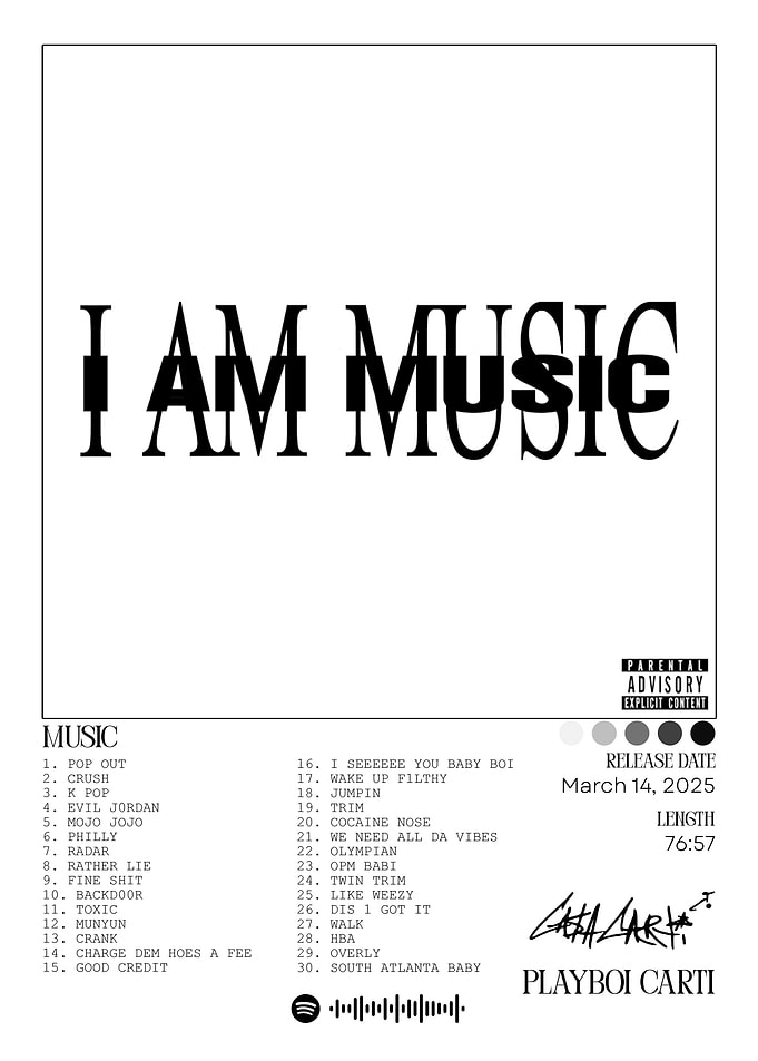Playboi Carti - I AM MUSIC Album