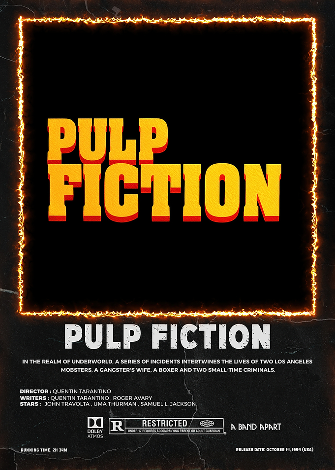 Pulp Fiction Movie Poster