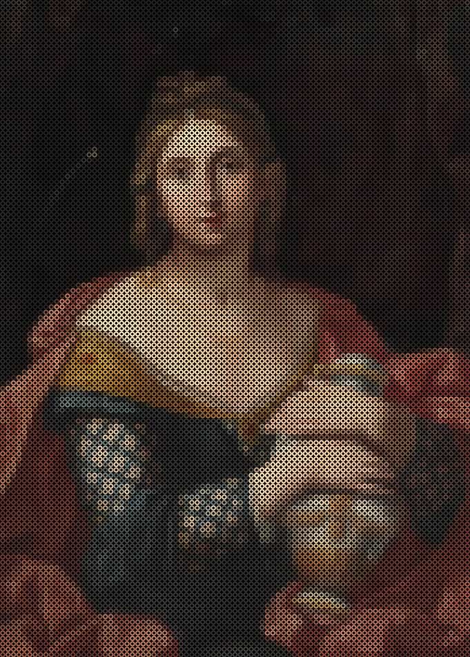 Portrait of a lady, half-length, as Pandora or Artemisia