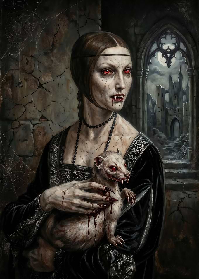 Lady with an Ermine: Silent Haunting