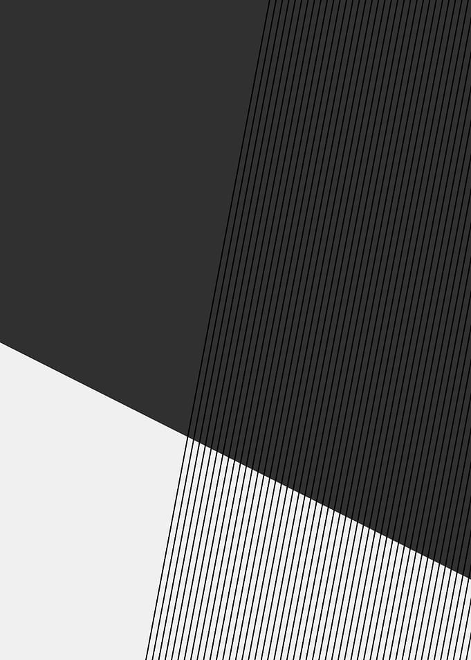 Abstract Geometric Black and White Design