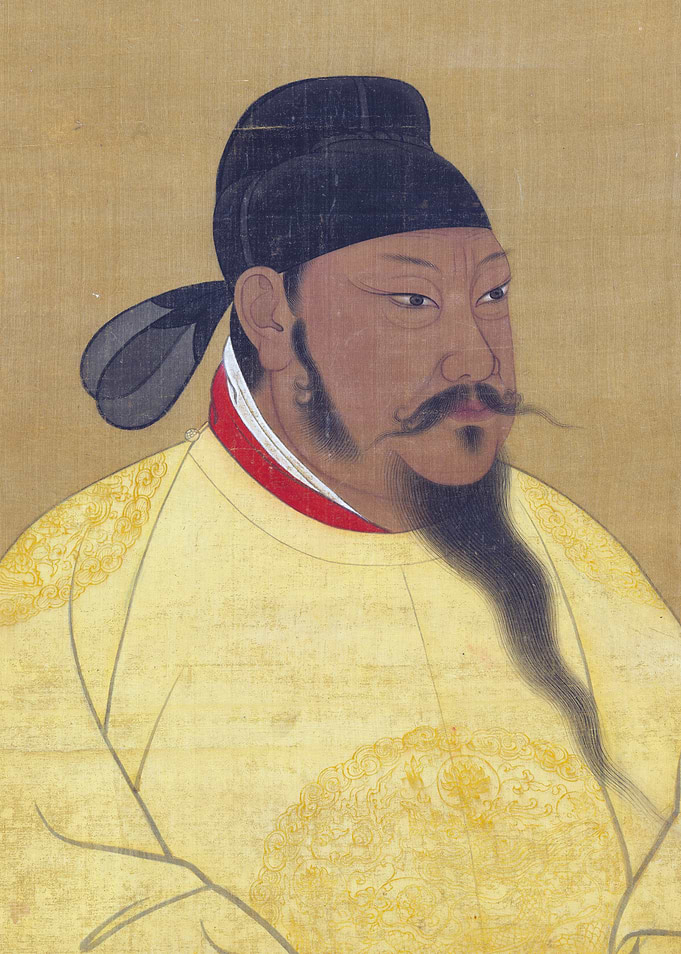 Emperor Taizong of Tang Dynasty Chinese History Painting