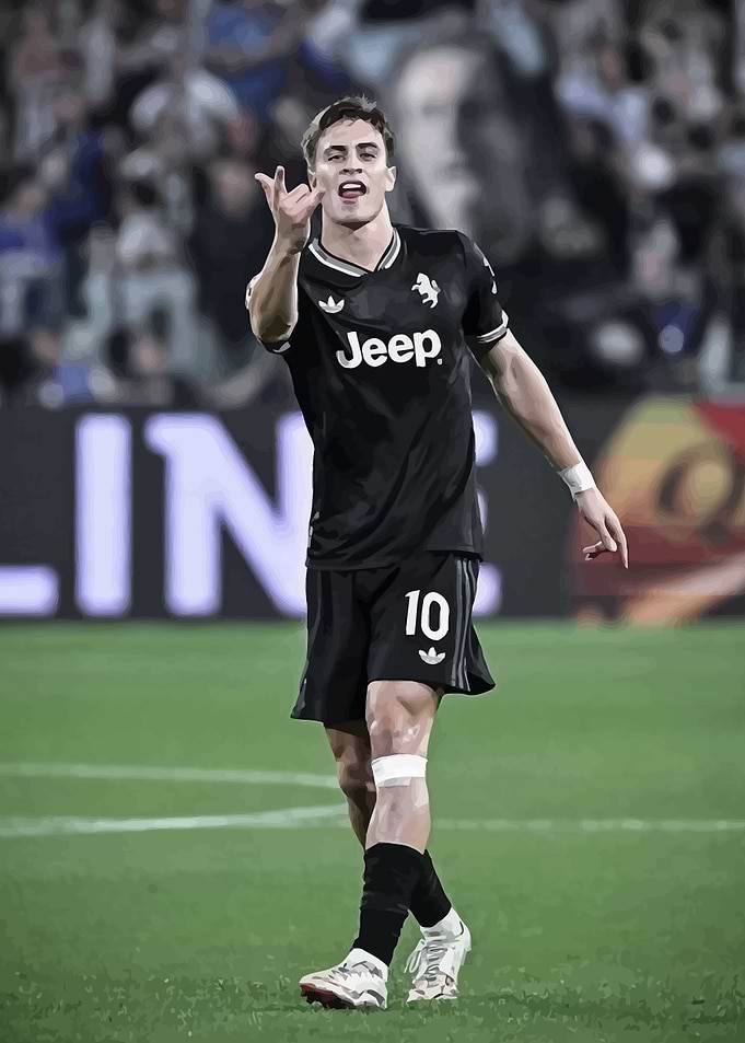 Soccer player in action on field
