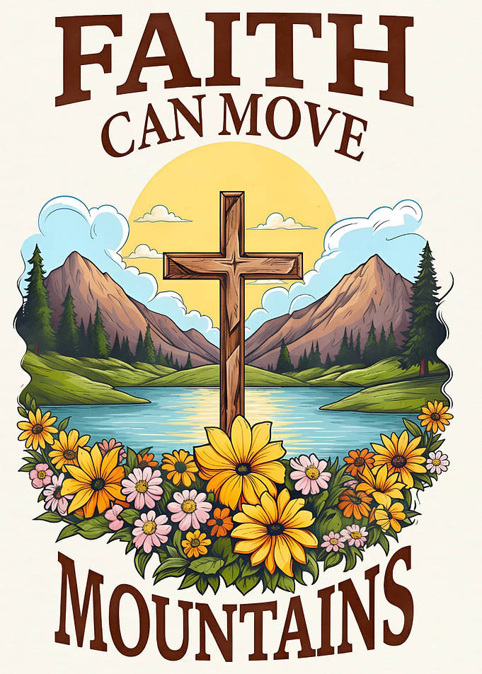 Faith Can Move Mountains Illustration