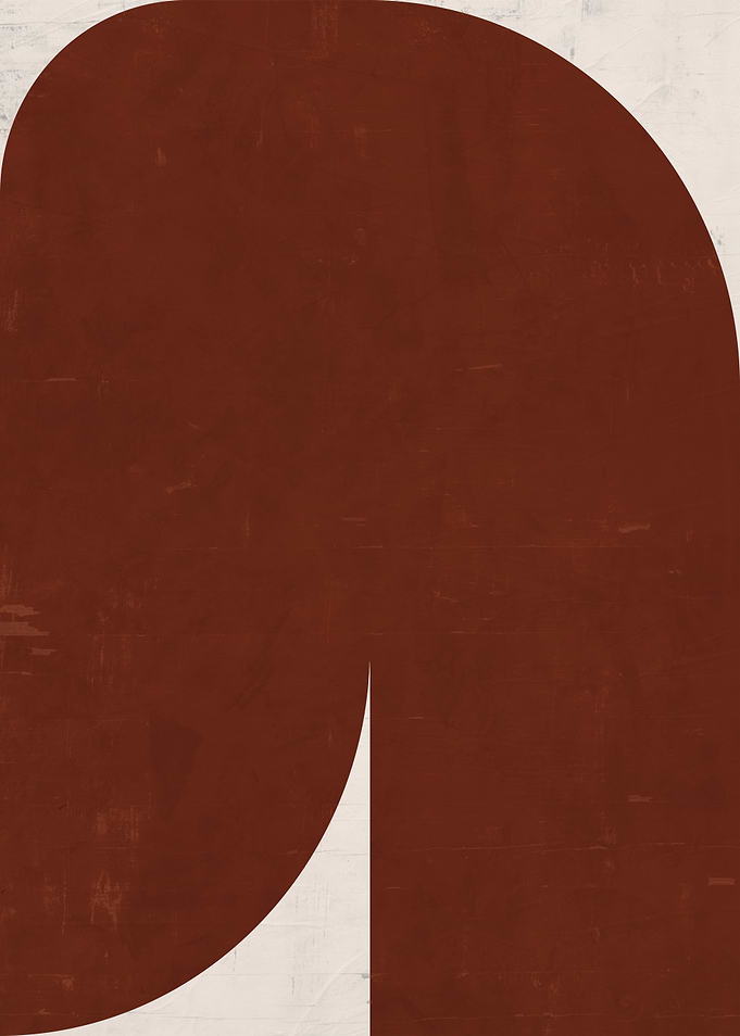Abstract Brown and Beige Geometric Art