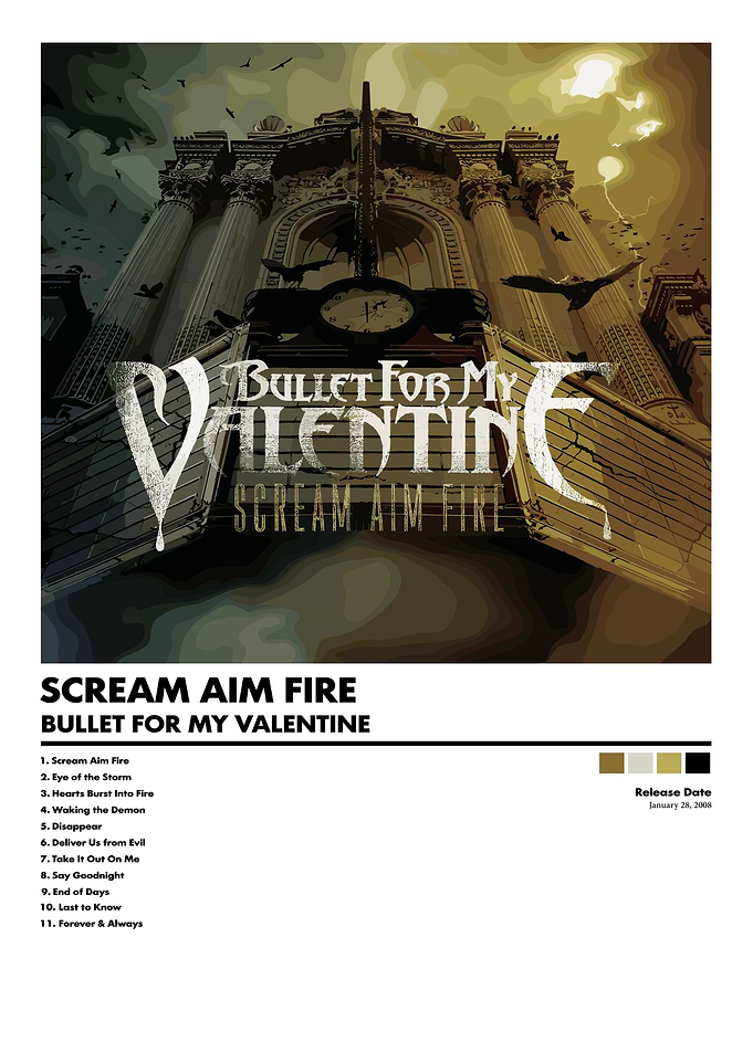 Bullet For My Valentine Scream aim fir Album