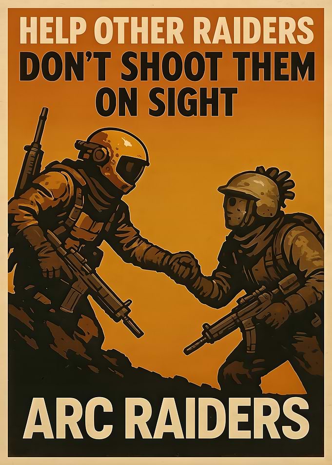 Arc Raiders: Help Other Raiders Poster