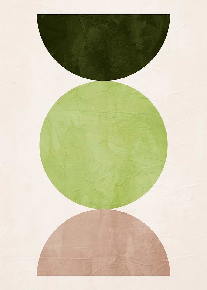 Abstract Geometric Shapes Art