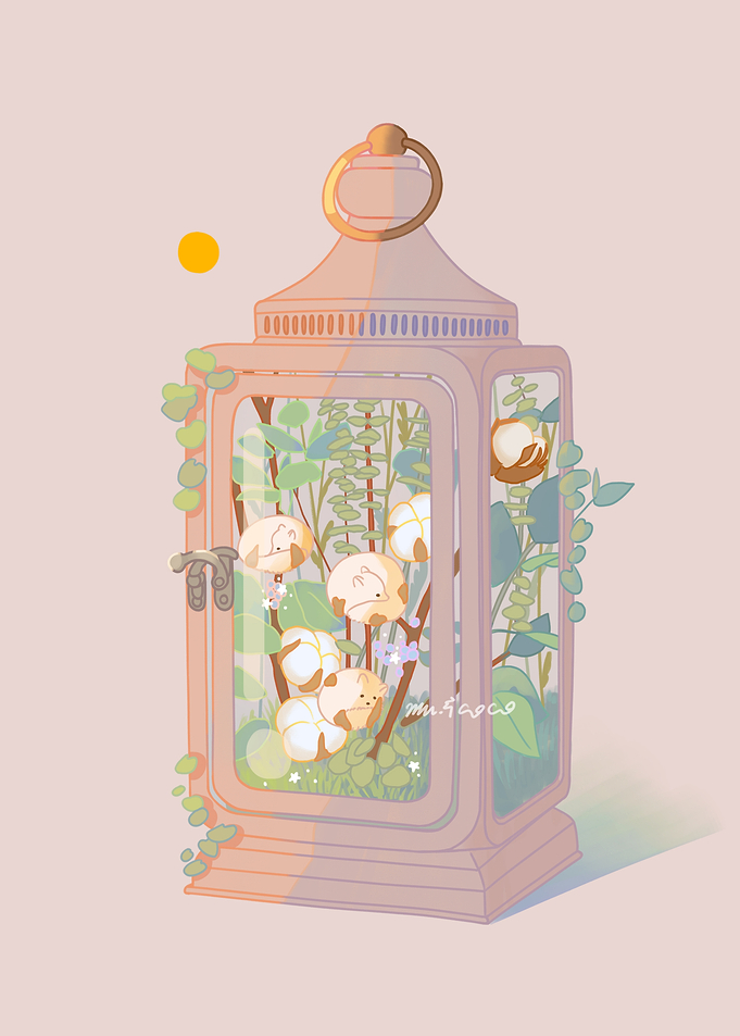 Lantern - Cotton Fox