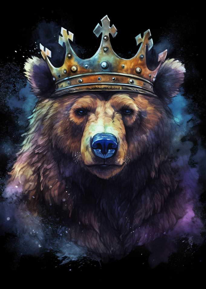 Bear King Portrait