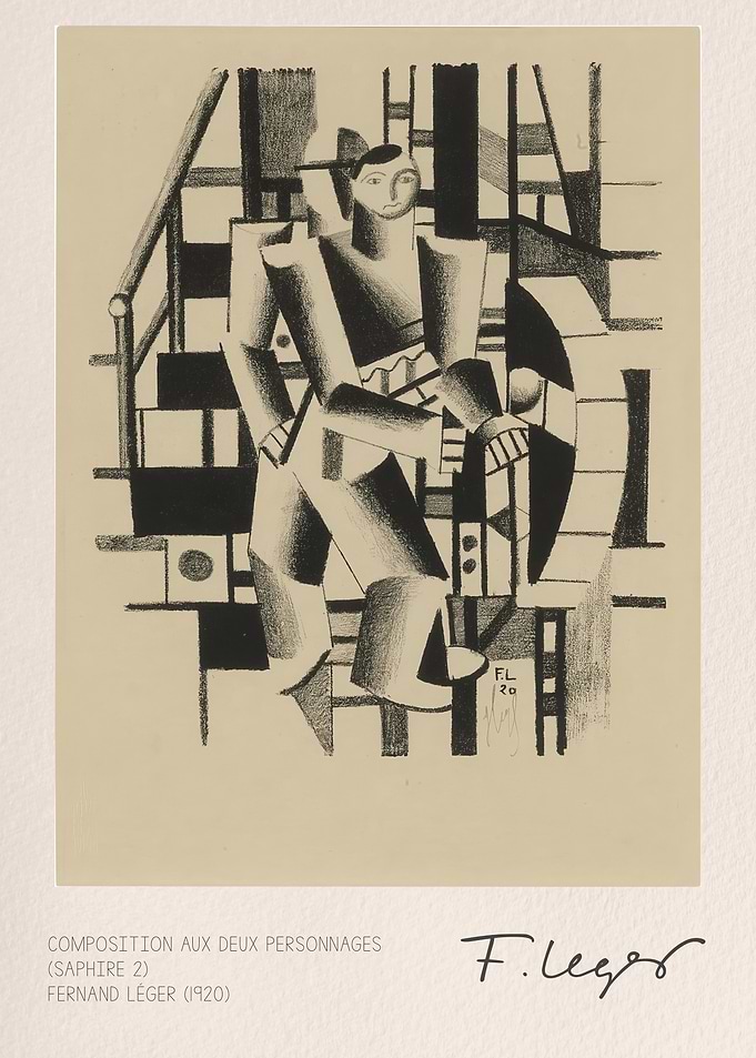 Fernand Léger Composition aux Deux Personnages