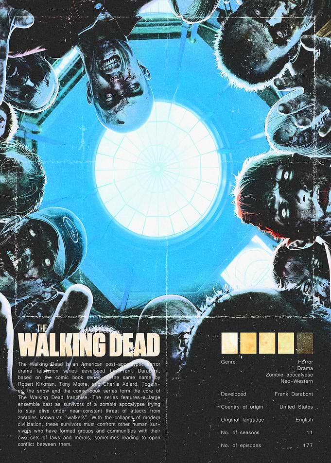 The Walking Dead poster art