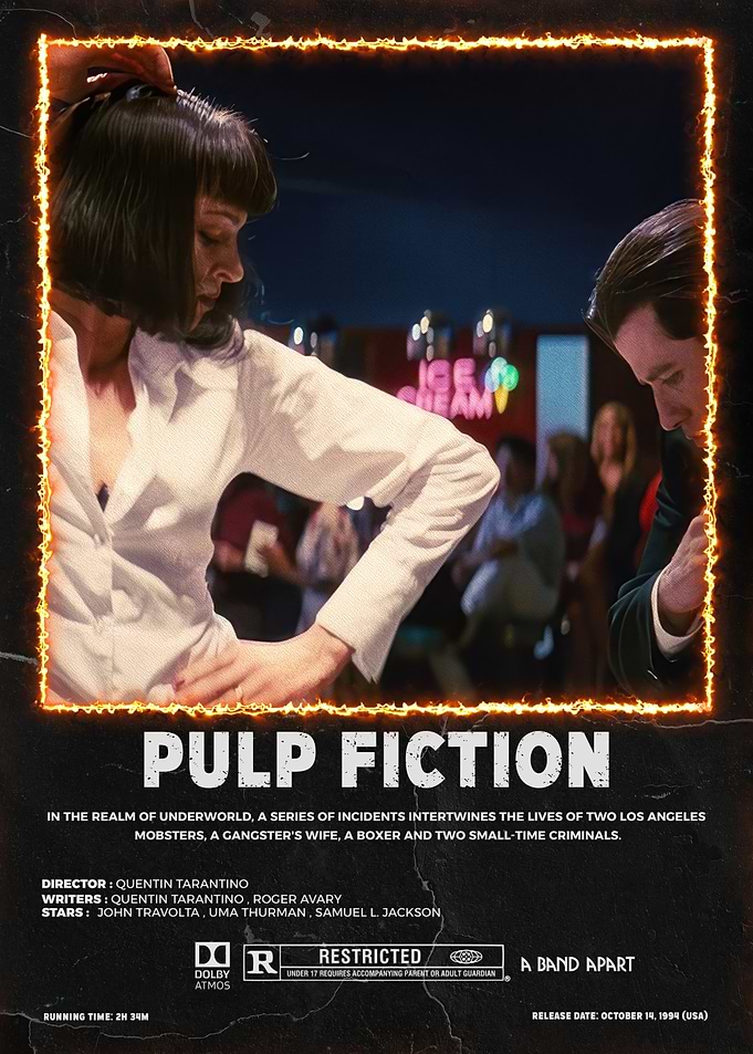 Pulp Fiction Movie Poster