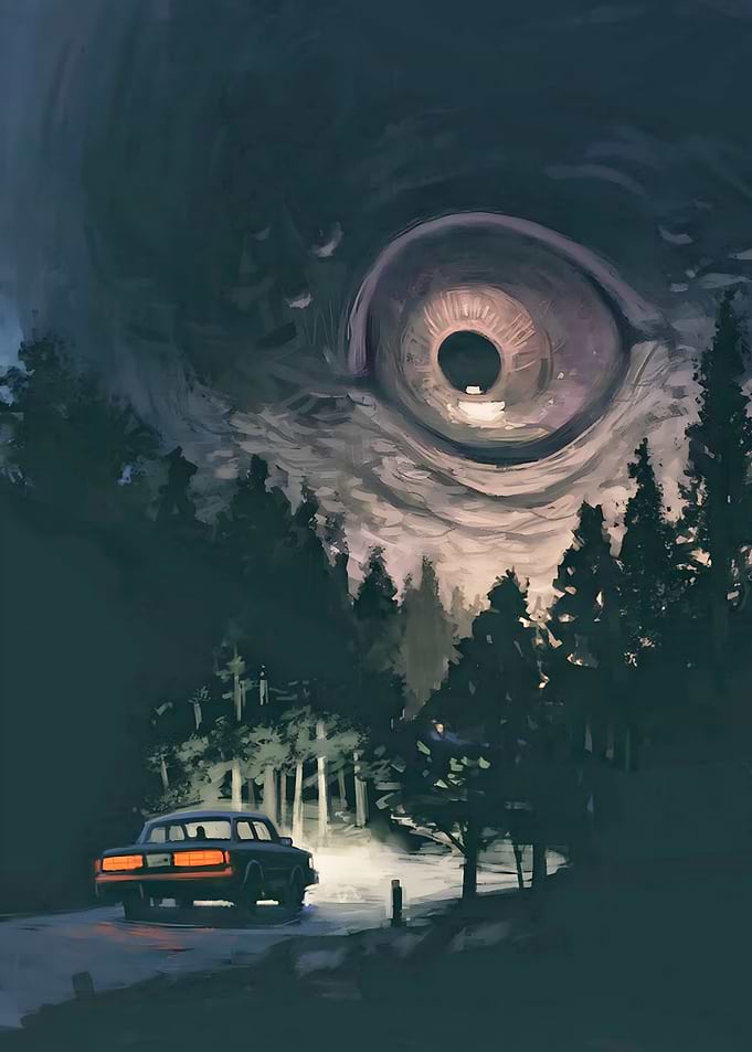 Surreal Eye in the Sky