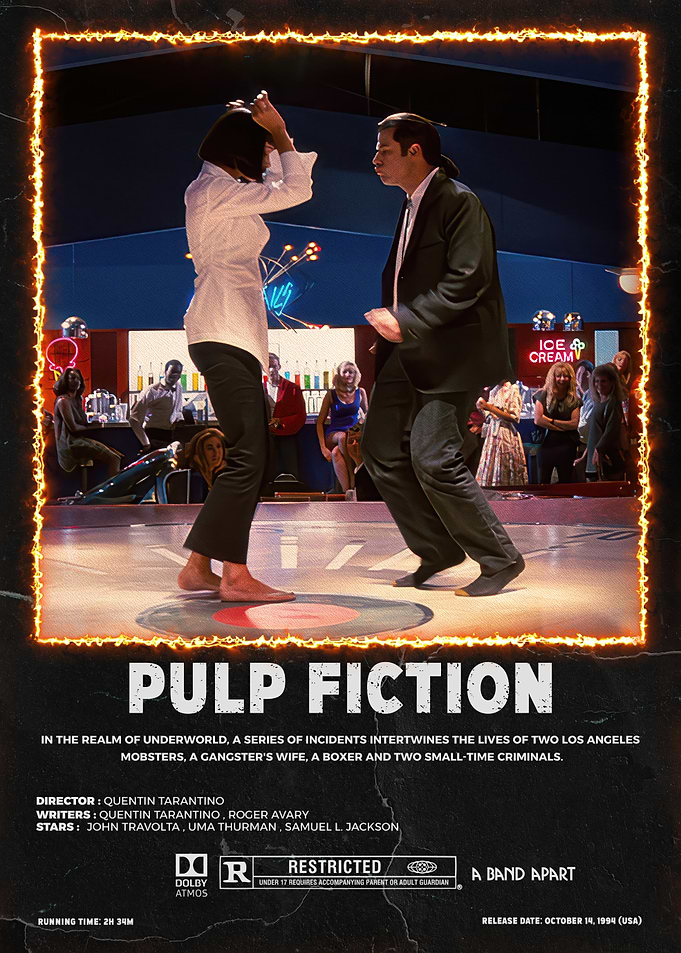 Pulp Fiction Movie Poster