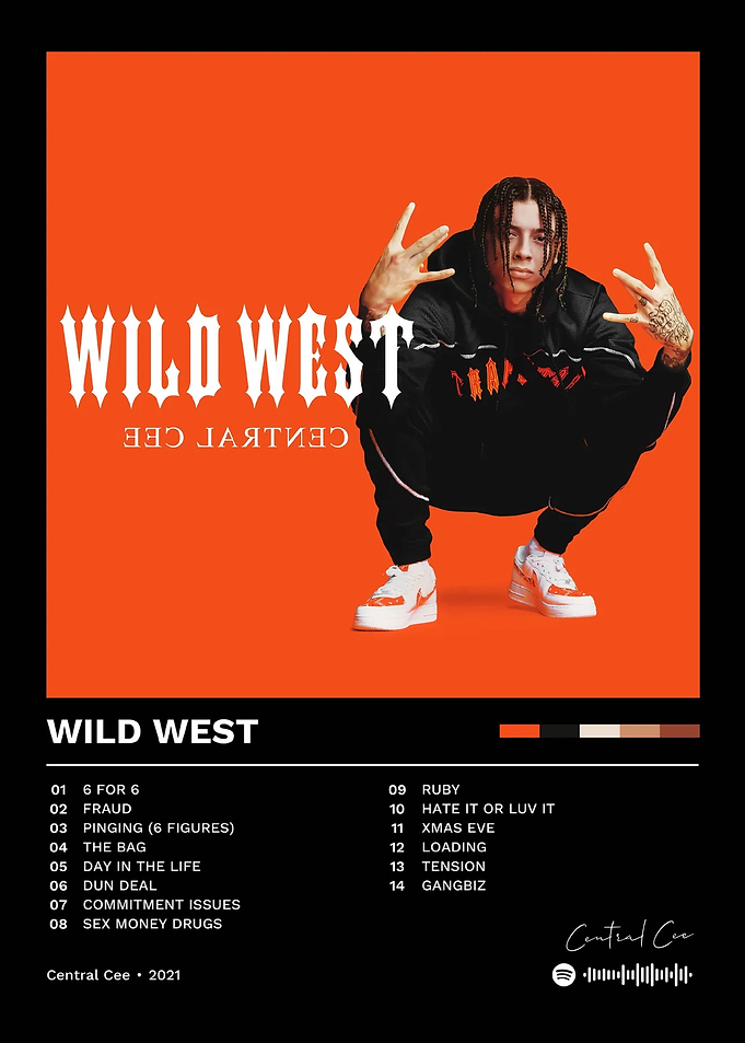 Central Cee - Wild West Album Cover