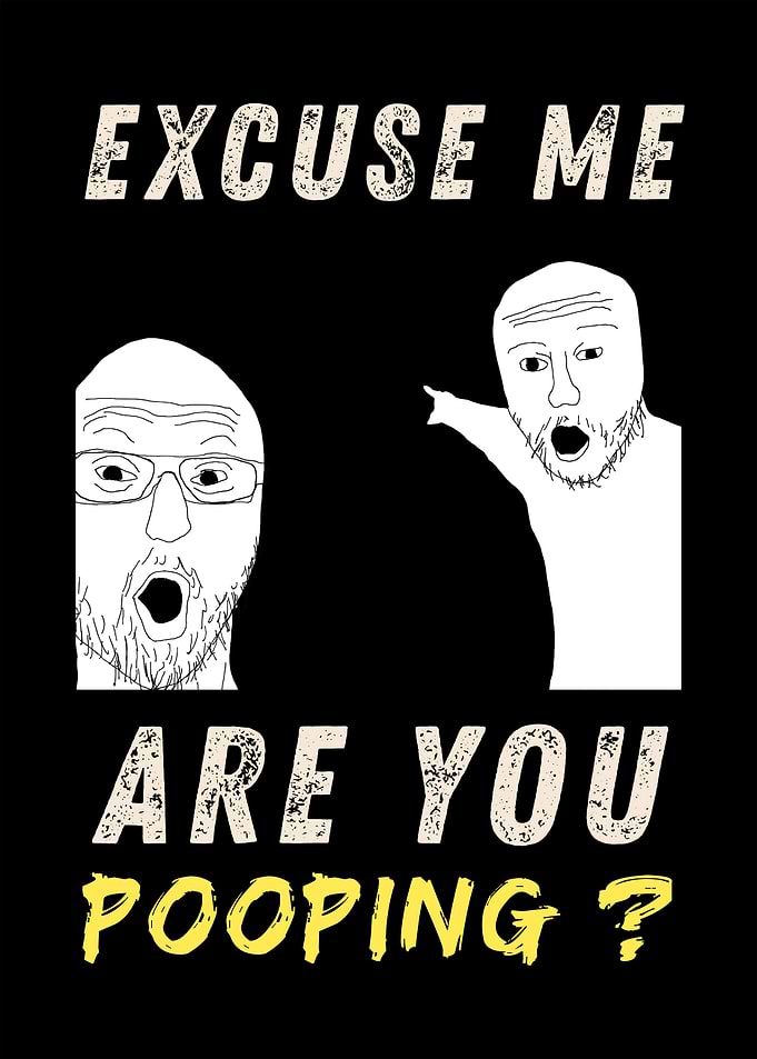 Excuse Me Are You Pooping Meme