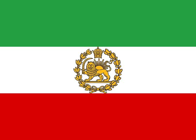 Iranian Flag of Iran (1964-1980)
