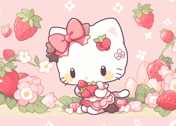 Hello Kitty Strawberry Garden
