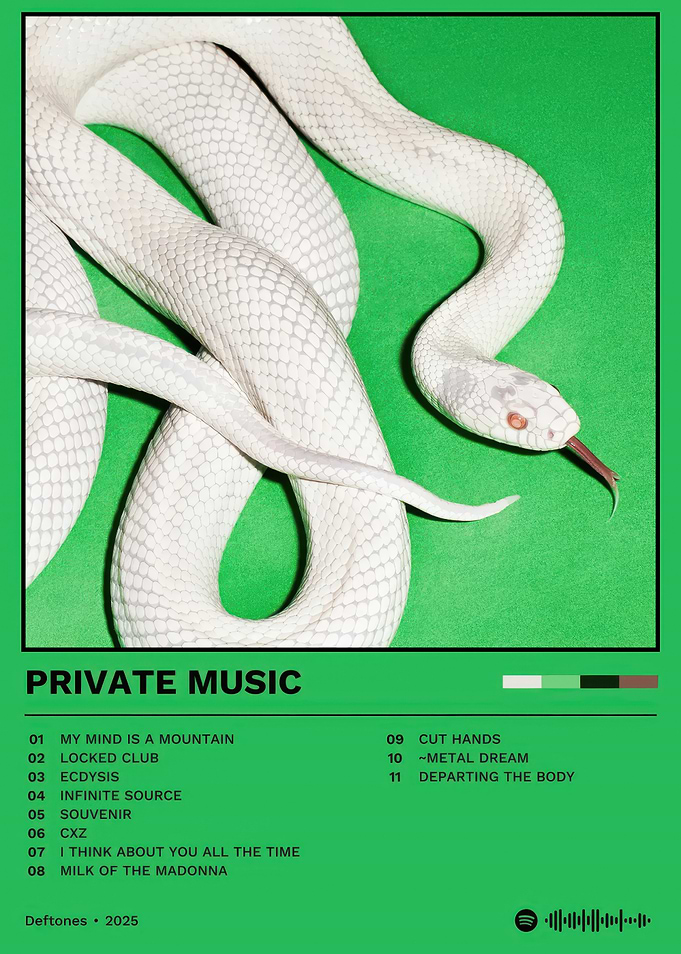 Deftones Private Music Album Cover Art