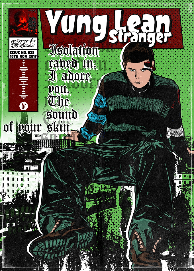 Yung Lean Stranger Album Cover Art Drain Gang GTBSG