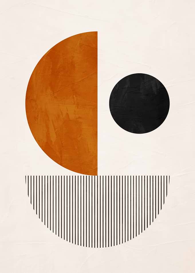 Abstract Geometric Shapes Art