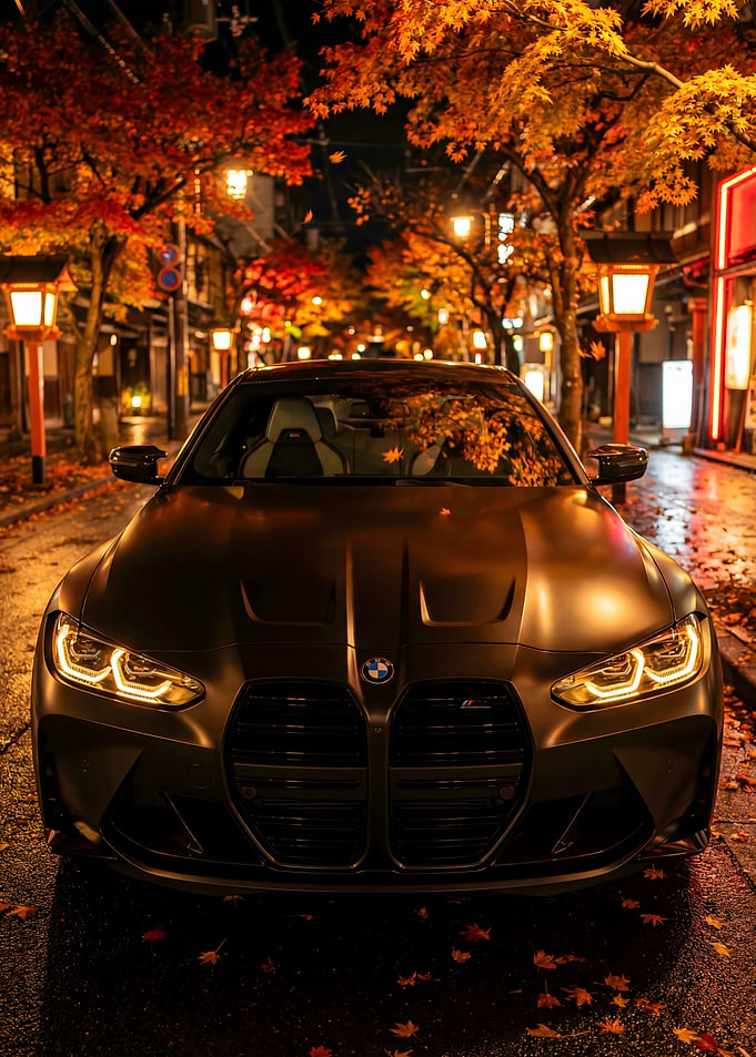 BMW M4 Competition Night Autumn