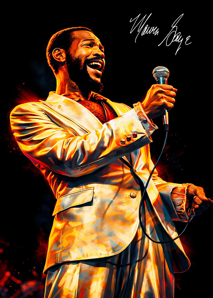 Marvin Gaye Portrait