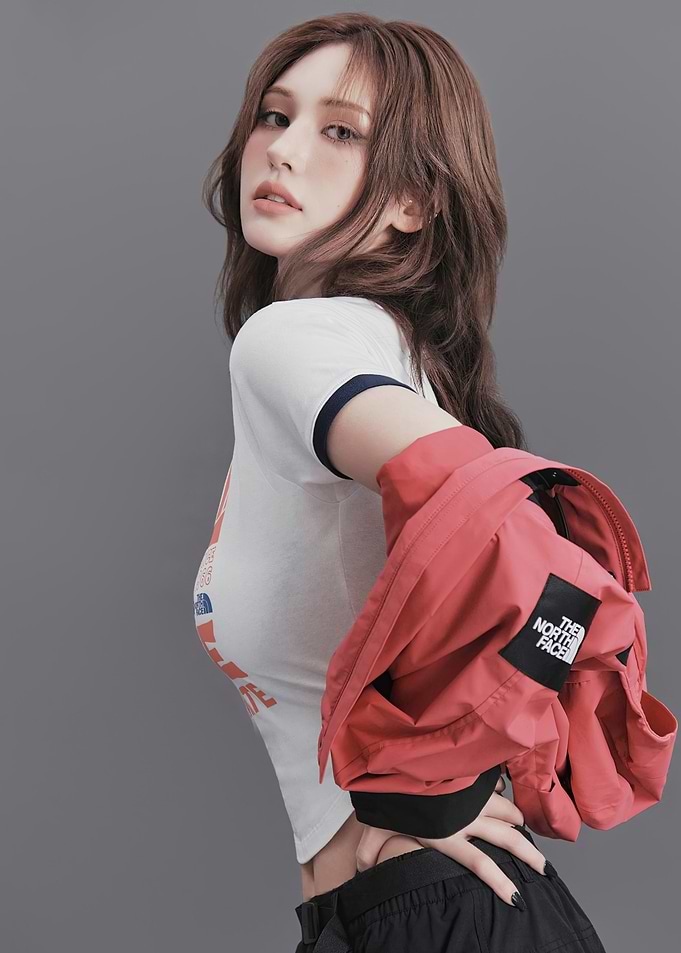 Woman in The North Face Jacket