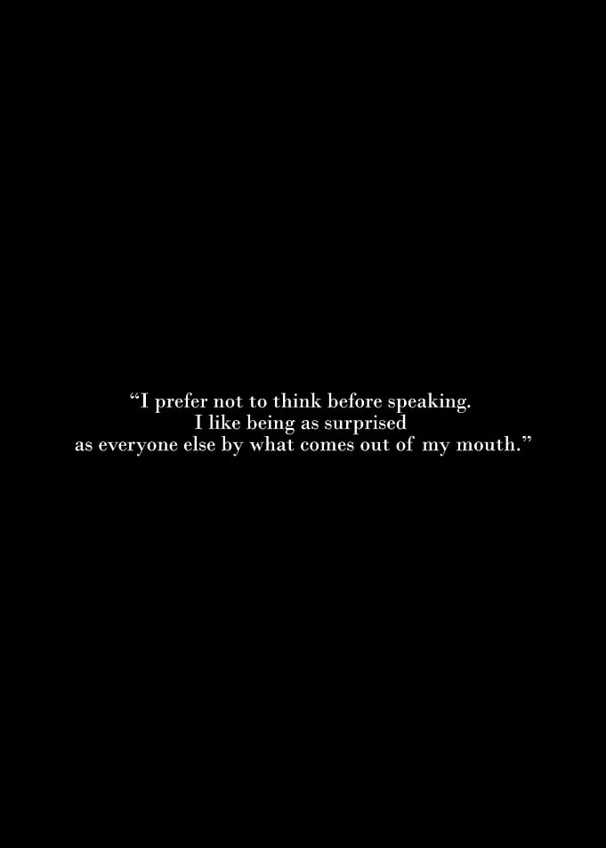 Quote on Black Background
