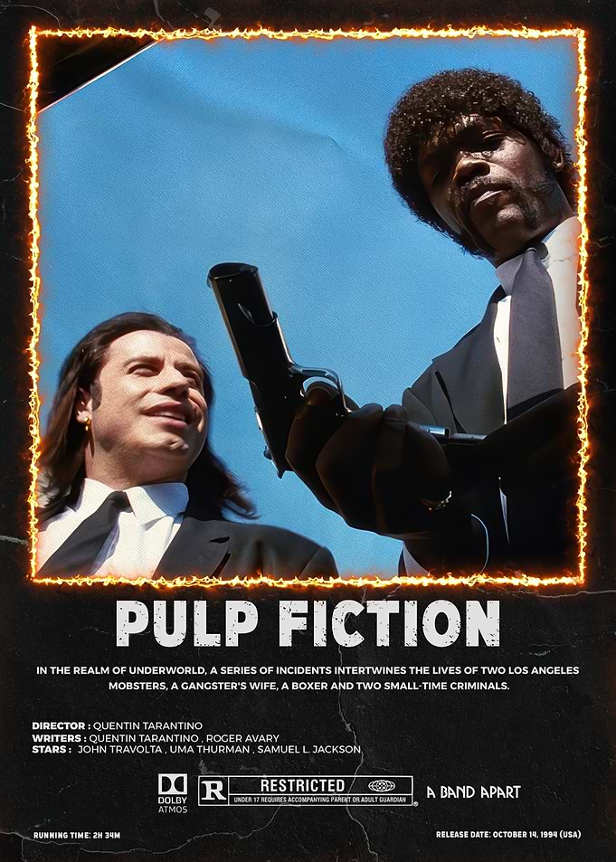Pulp Fiction Movie Poster