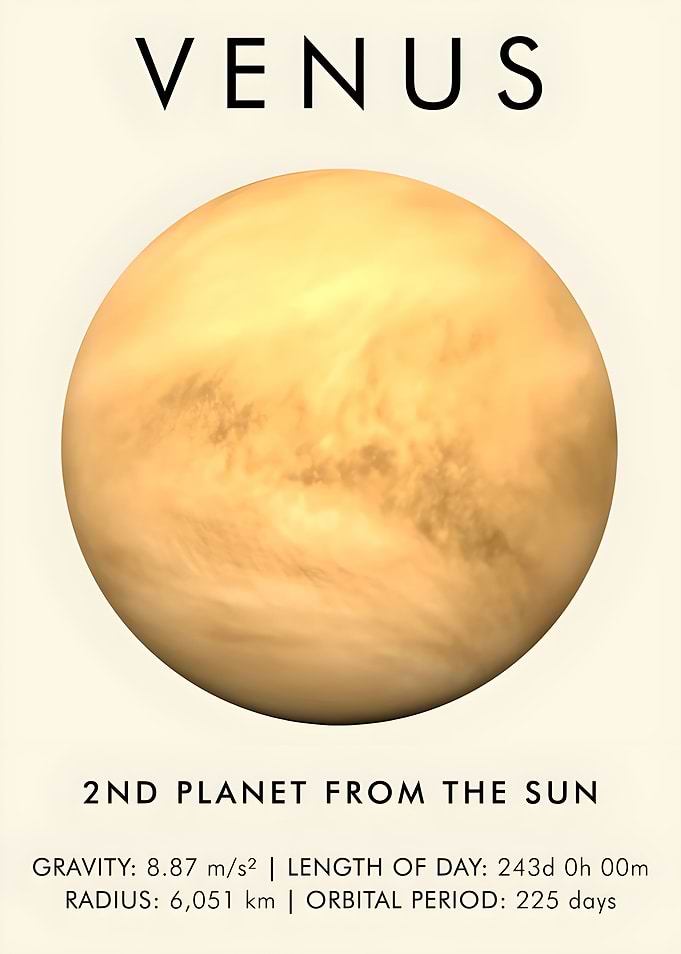 Venus Planet Poster